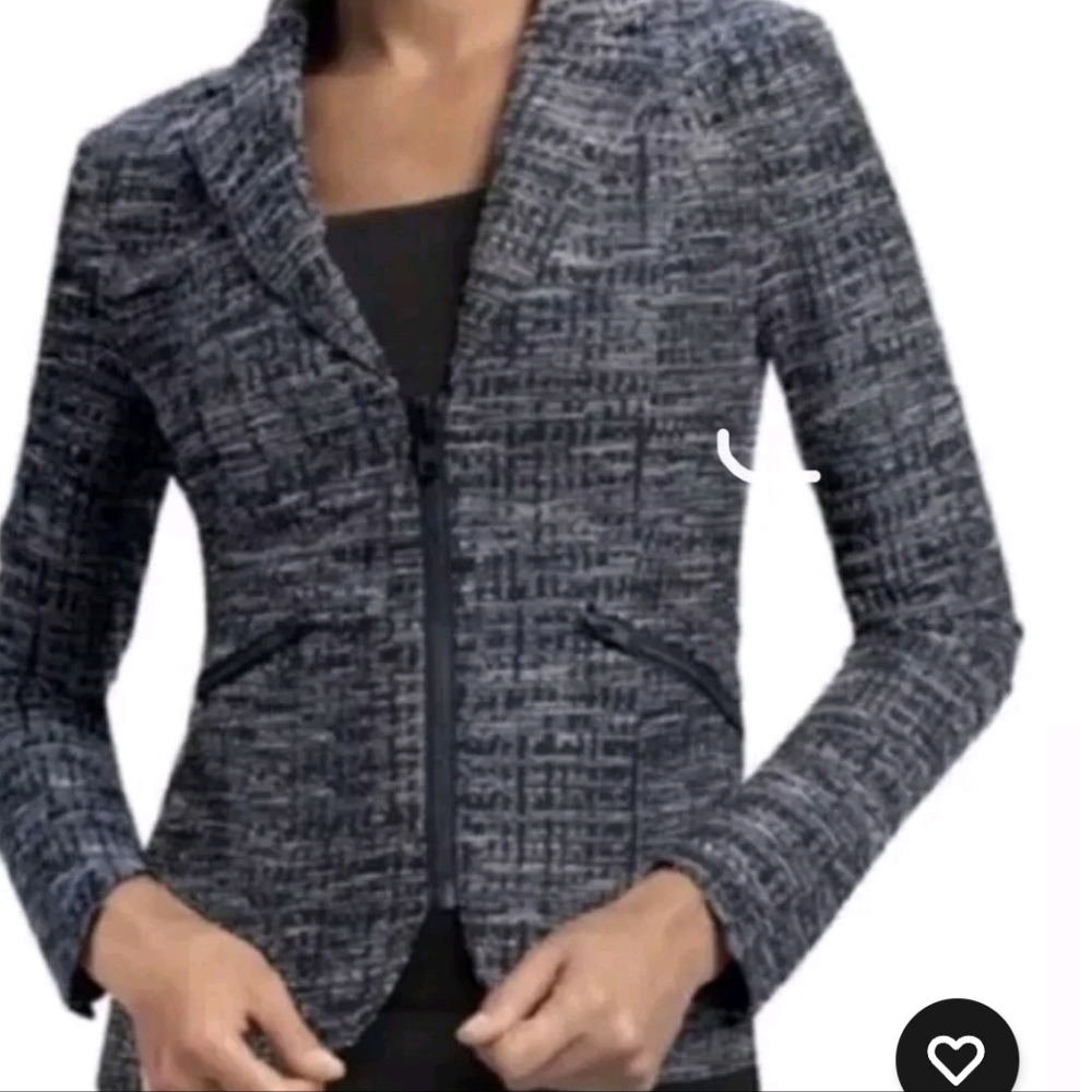 CAbi Blue Textured Blazer